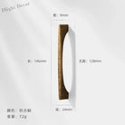 Antique Bronze Wardrobe Door Handles – Zinc Alloy Cabinet Pulls and Drawer Knobs 2042-128mm Handles