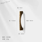 Antique Bronze Wardrobe Door Handles – Zinc Alloy Cabinet Pulls and Drawer Knobs 2042-96mm Handles
