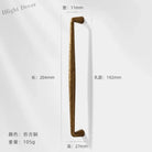 Antique Bronze Wardrobe Door Handles – Zinc Alloy Cabinet Pulls and Drawer Knobs 5036-192mm Handles