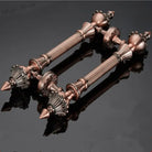 Antique Bronze Zinc Alloy Door Pull – Elegant Long Handle for Glass Wooden or Alloy Doors (280-550mm) Handles