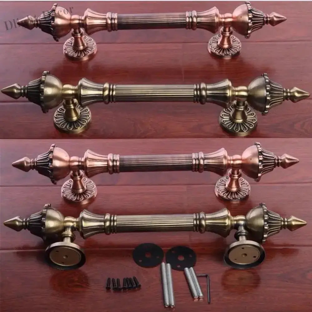Antique Bronze Zinc Alloy Door Pull – Elegant Long Handle for Glass Wooden or Alloy Doors (280-550mm) Handles