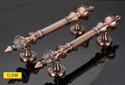 Antique Bronze Zinc Alloy Door Pull – Elegant Long Handle for Glass Wooden or Alloy Doors (280-550mm) Red bronze / 45CM