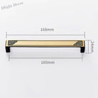 Antique Style Brass Furniture Handles – Vintage Cabinet Wardrobe and Drawer Knobs black gold 168mm Handles