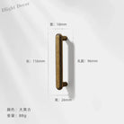 Antique Wardrobe Cabinet Handles - Retro Zinc Alloy Drawer Pulls and Knobs for Kitchen and Furniture 7055 96mm Handles