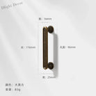 Antique Wardrobe Cabinet Handles - Retro Zinc Alloy Drawer Pulls and Knobs for Kitchen and Furniture 7056 96mm Handles