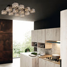 Anya’s Modern Crystal Chandelier - Square Design Ceiling Light