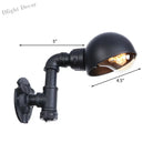 Aria Industrial Chic Sconce: Vintage Charm With Modern Versatility Wall Light