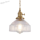 Ariana - Modern Industrial Pendant Light With Clear Glass Bowl (1 - Light Brass) Lighting