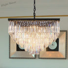 Ariel Cascading Crystal Elegance: Modern Chandelier (5 Tiers Or More) Chandelier