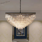 Ariel Cascading Crystal Elegance: Modern Chandelier (5 Tiers Or More) Chandelier