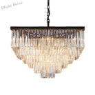 Ariel Cascading Crystal Elegance: Modern Chandelier (5 Tiers Or More) Chandelier