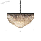 Ariel Cascading Crystal Elegance: Modern Chandelier (5 Tiers Or More) Chandelier