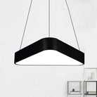 Ariella Modern Triangle Pendant: Light Up Your Space With Style And Warmth Black / Warm 18’