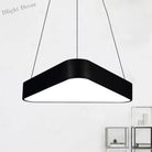 Ariella Modern Triangle Pendant: Light Up Your Space With Style And Warmth Black / Warm 18’