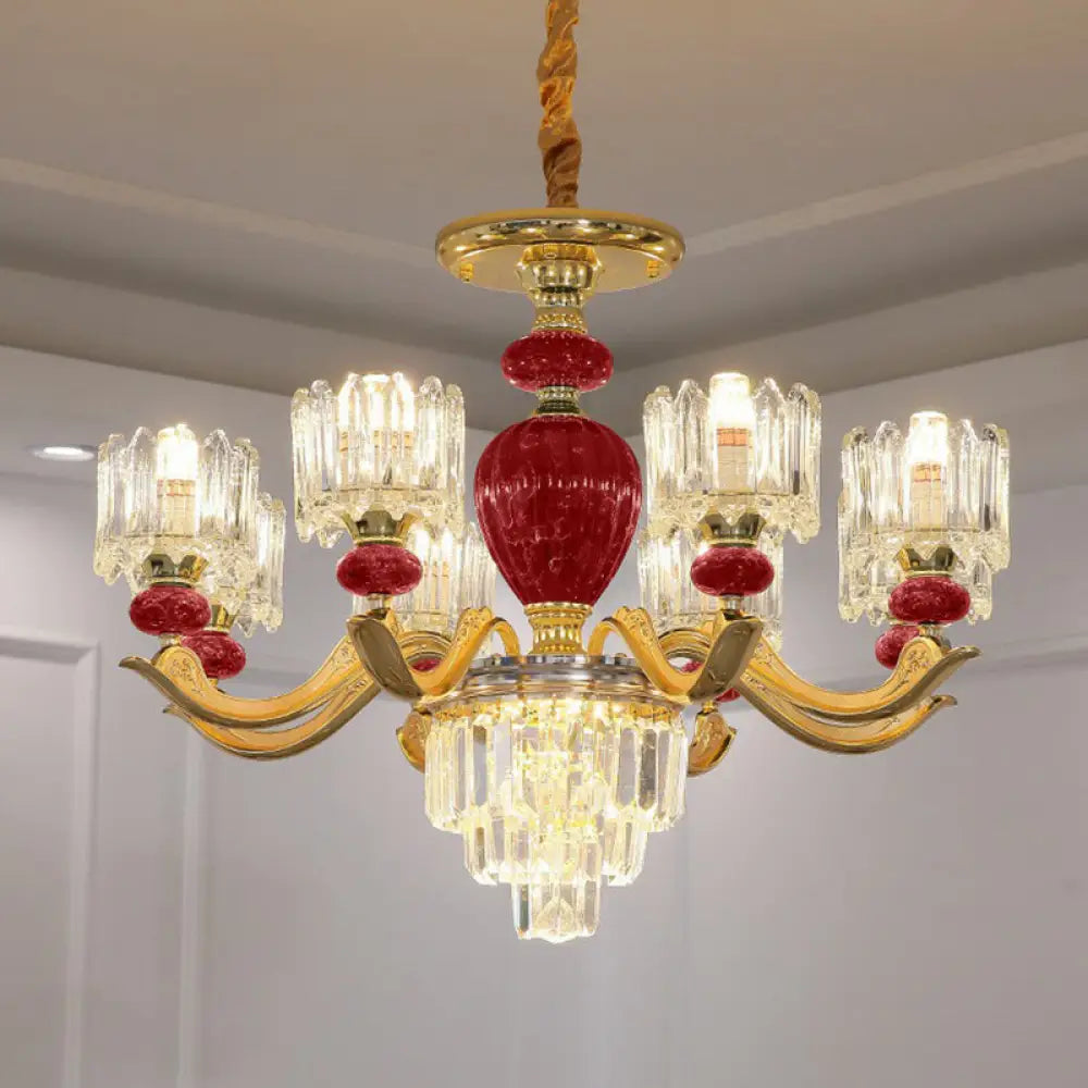 Astoria’s Prismatic Chandelier: Modern Elegance With Vintage Charm (Multiple Colors Sizes) 6 /