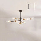 Astounding Sputnik: A Mid - Century Marvel For Modern Spaces 11 / Black Clear Ceiling Light