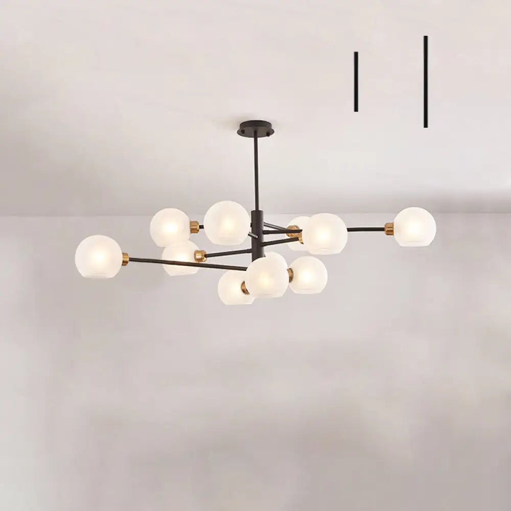 Astounding Sputnik: A Mid - Century Marvel For Modern Spaces 11 / Black White Ceiling Light