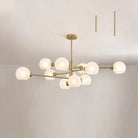 Astounding Sputnik: A Mid - Century Marvel For Modern Spaces 11 / Gold White Ceiling Light