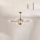 Astounding Sputnik: A Mid - Century Marvel For Modern Spaces 15 / Black Clear Ceiling Light