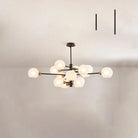 Astounding Sputnik: A Mid - Century Marvel For Modern Spaces 15 / Black White Ceiling Light