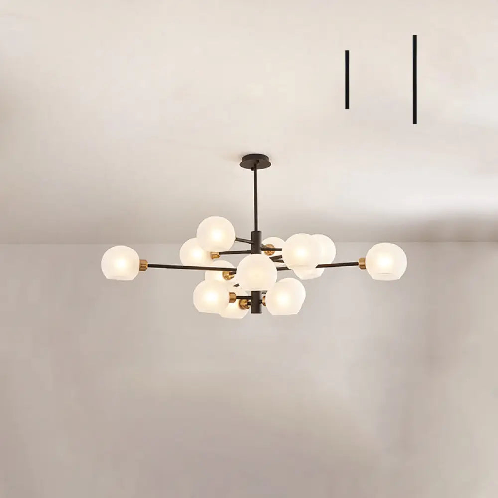 Astounding Sputnik: A Mid - Century Marvel For Modern Spaces 15 / Black White Ceiling Light