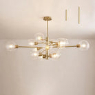 Astounding Sputnik: A Mid - Century Marvel For Modern Spaces 15 / Gold Clear Ceiling Light