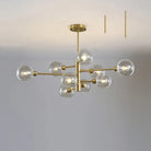 Astounding Sputnik: A Mid - Century Marvel For Modern Spaces 9 / Gold Clear Ceiling Light