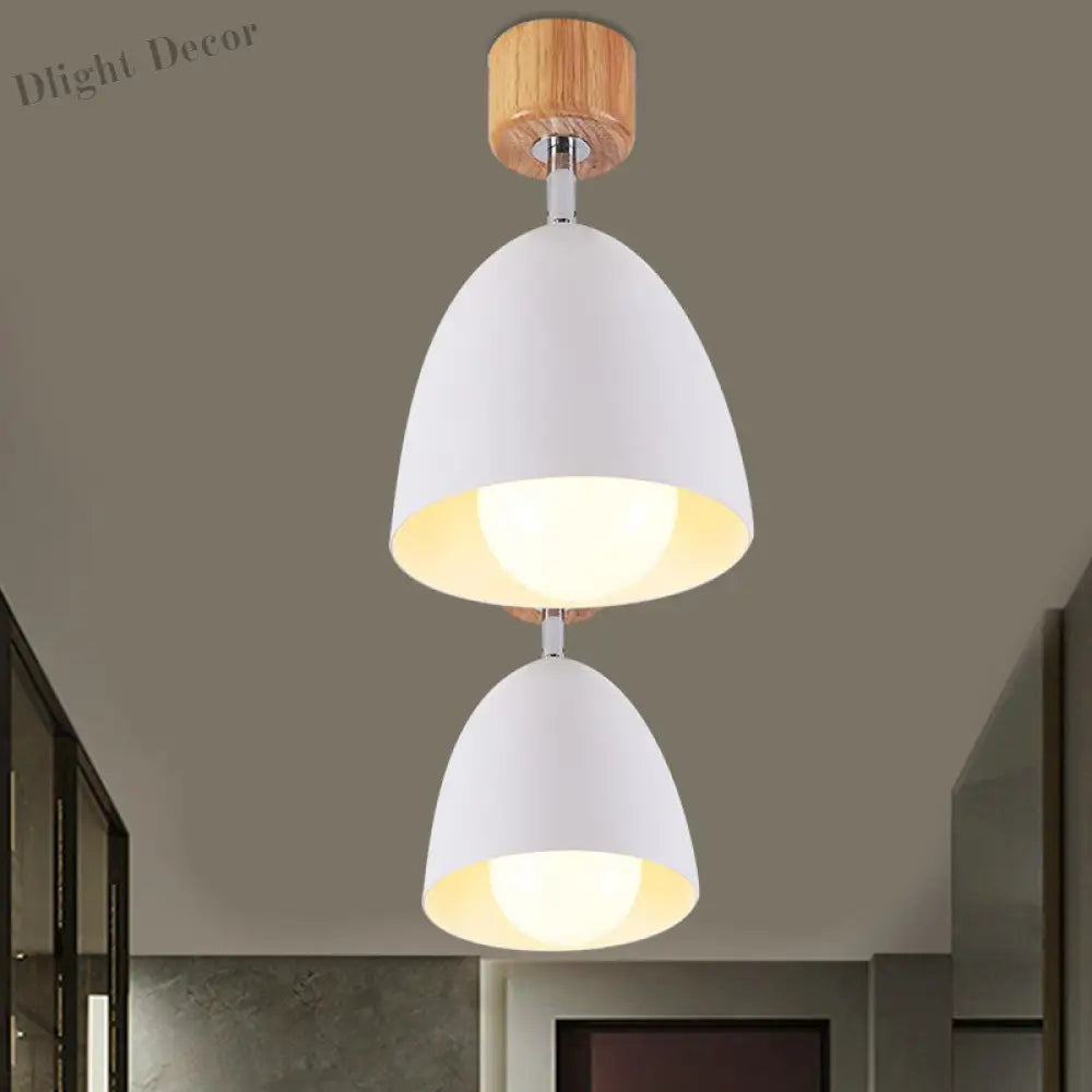 Astrid’s Modern Rotatable Semi - Flush Mount: Customizable Lighting For Your Bedroom Ceiling Light