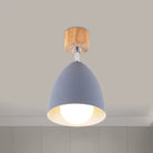 Astrid’s Modern Rotatable Semi - Flush Mount: Customizable Lighting For Your Bedroom Grey Ceiling