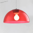 Astrid’s Nordic Dome Pendant Light (Red/Black/White) Lighting