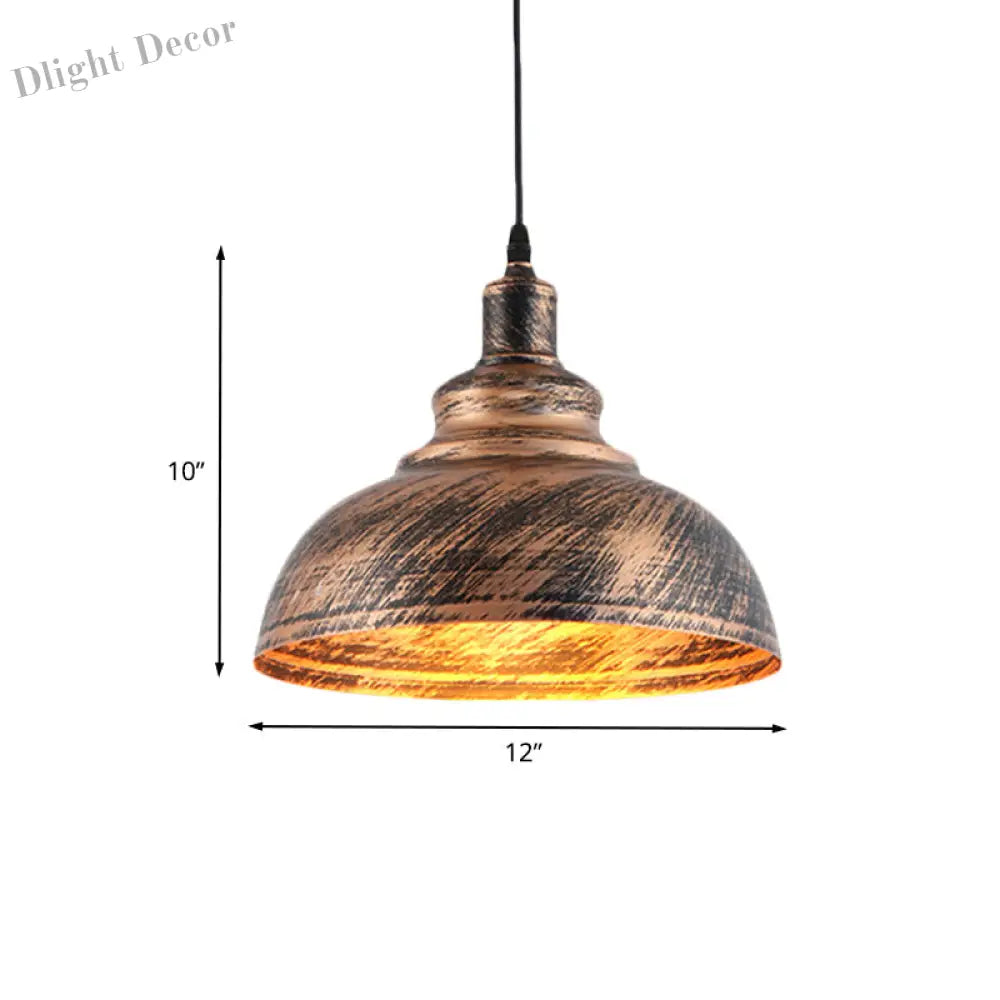 Aubrey Rustic Barn Pendant Lamp - Industrial Charm For Any Space