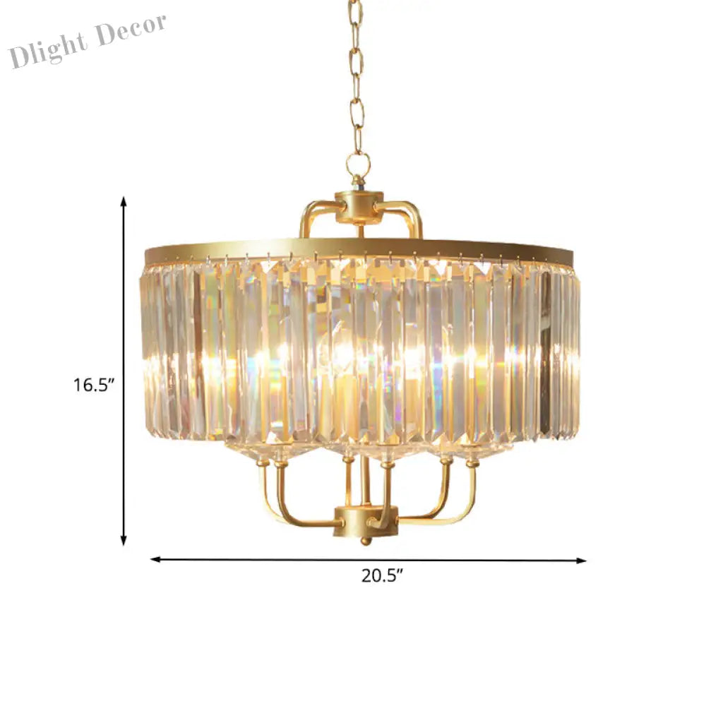 Aurora’s Golden Embrace: Sparkling Elegance For Your Home Chandelier