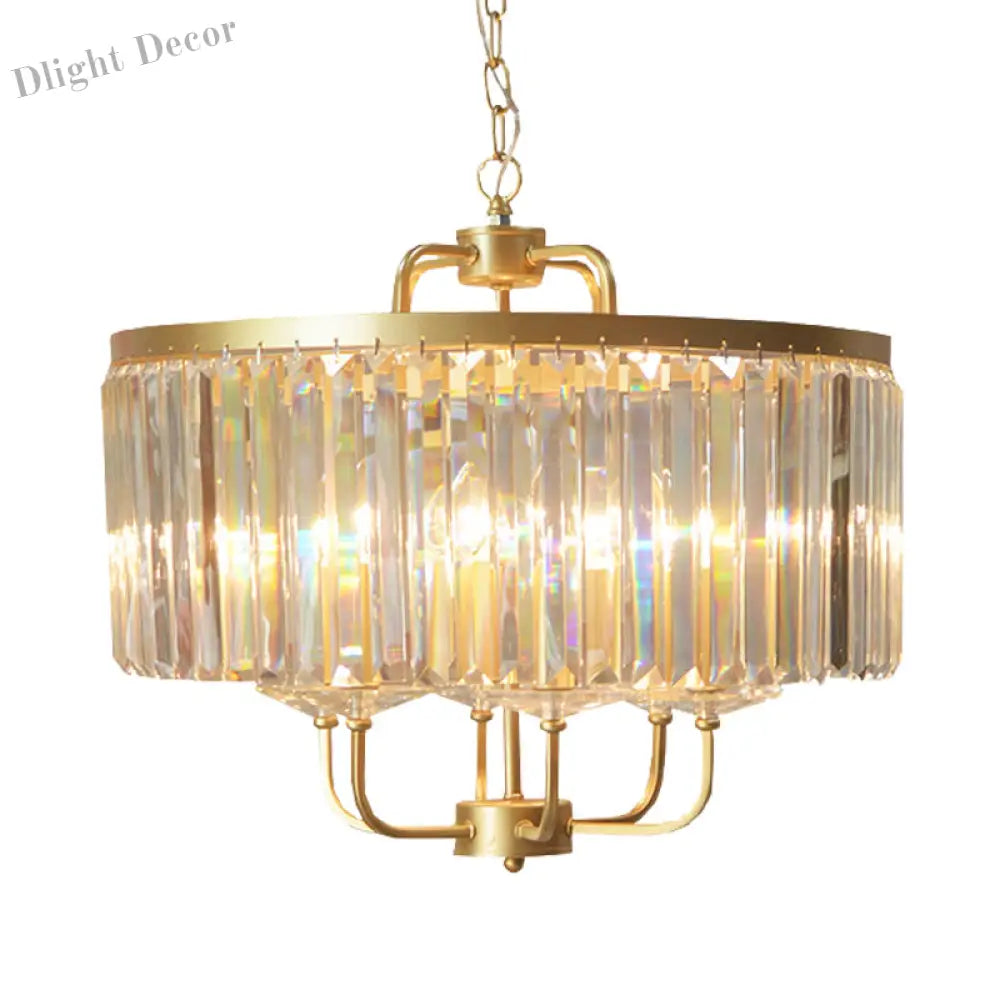 Aurora’s Golden Embrace: Sparkling Elegance For Your Home Chandelier