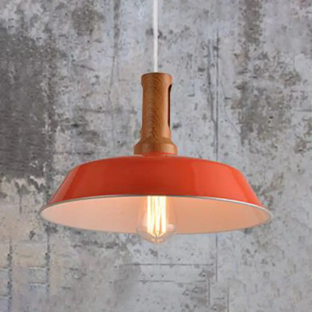 Ava’s Versatile Retro Pendant Light Orange / 10’ Lighting