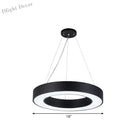 Avery’s Airy Ambiance: Minimalist Black Hoop Pendant Light Lighting