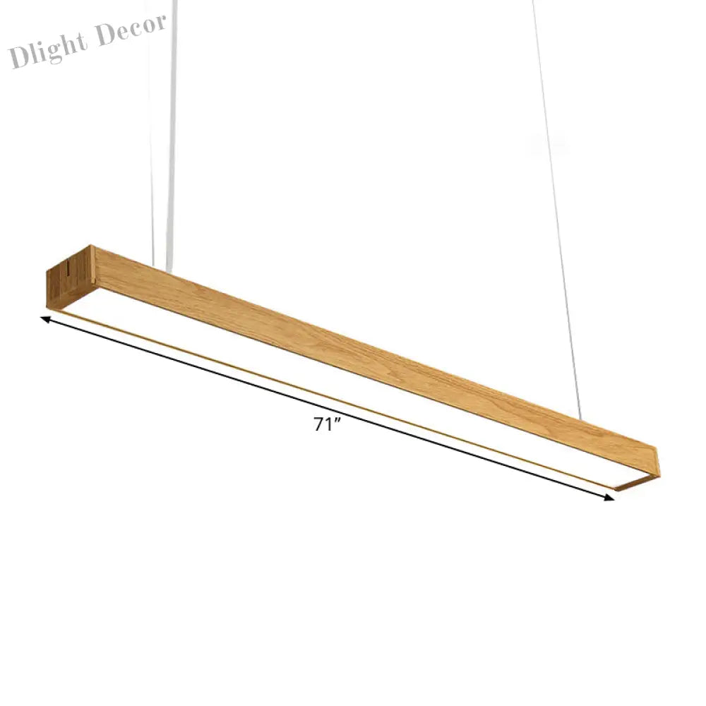 Axel’s Modern Linear Pendant Lamp: Sleek Aluminum Design In Multiple Sizes Lighting