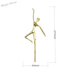 Ballet Brass Thinker Handle – Luxurious Solid Brass Pull for Cabinets Wardrobes and Drawers C(277x94x33mm) Handles