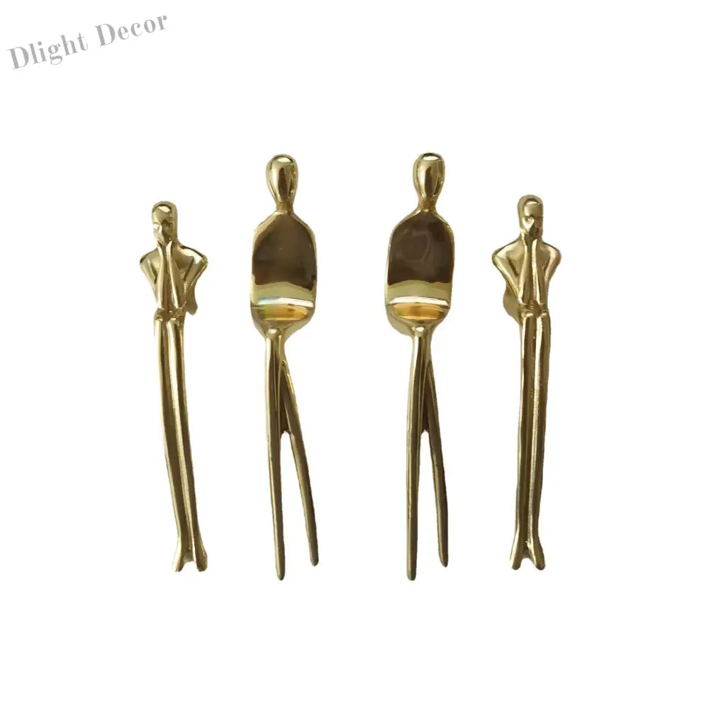 Ballet Brass Thinker Handle – Luxurious Solid Brass Pull for Cabinets Wardrobes and Drawers Handles