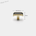 Black Leather and Gold Zinc Alloy Cabinet Handle – Luxury Drawer Pull for Wardrobes and Dressers (128mm) Knob / CHINA