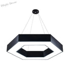 Blakely Modern Hexagonal Led Pendant: Illuminate Your Office With Style And Functionality Pendant
