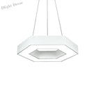 Blakely Modern Hexagonal Led Pendant: Illuminate Your Office With Style And Functionality Pendant