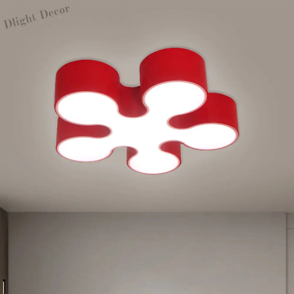 Blooming Brilliance: Colorful Blossom Led Ceiling Light For Kids