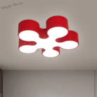 Blooming Brilliance: Colorful Blossom Led Ceiling Light For Kids