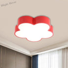 Blooming Fun: Colorful Flower Led Ceiling Light For Kids