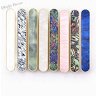 Brass and Acrylic Cabinet Handles – Colorful European Wardrobe Pulls for Furniture (96/128mm Hole Distance) Handles
