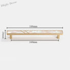 Brass Furniture Handle with Natural Shell – Modern Wardrobe Drawer and Dresser Knobs white 188mm Handles