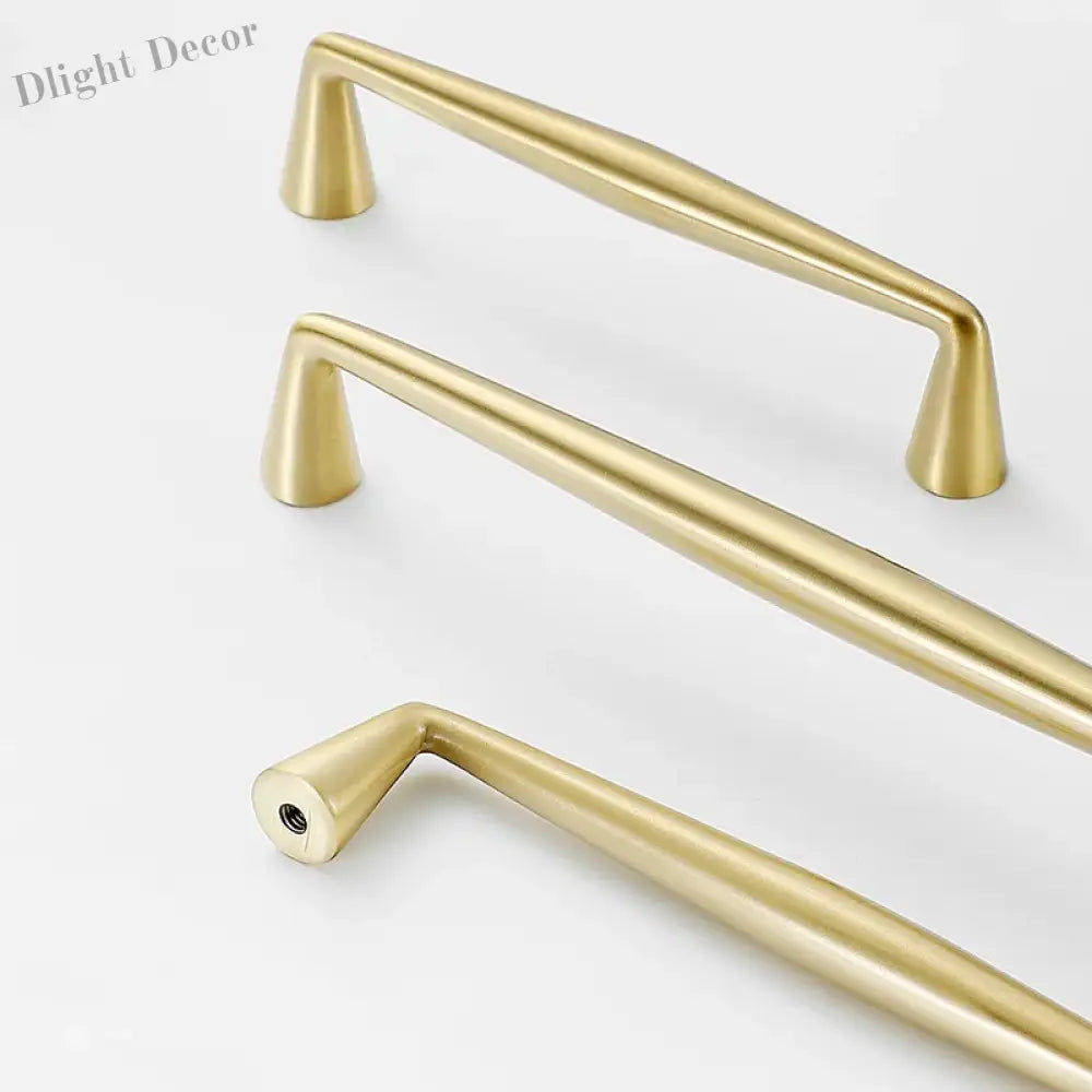 Brass Gold Black and Gray Cabinet Handles – Nordic Wardrobe Knobs and American Bar Pulls Handles
