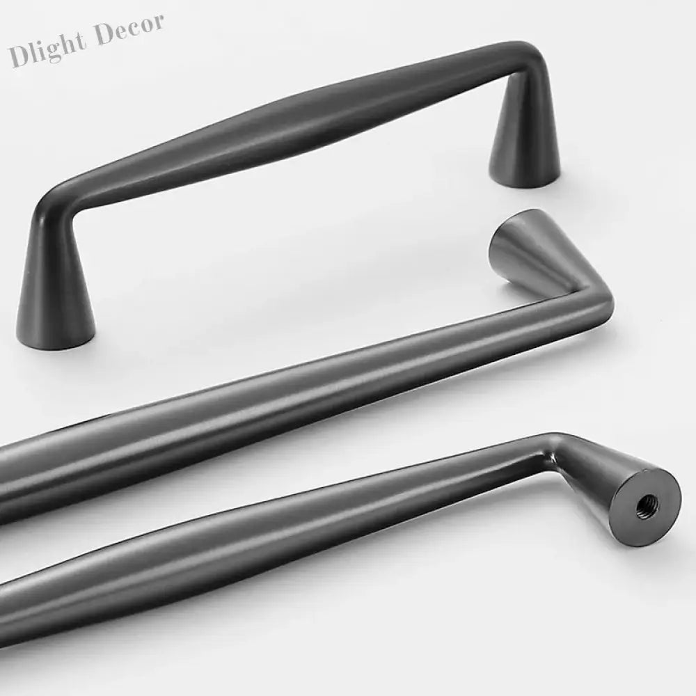 Brass Gold Black and Gray Cabinet Handles – Nordic Wardrobe Knobs and American Bar Pulls Handles
