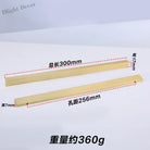 Brass Trapezoidal Cabinet Handles - High-End Golden Drawer Pulls for Wardrobes and Furniture Brass-256mm Handles