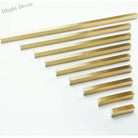 Brass Trapezoidal Cabinet Handles - High-End Golden Drawer Pulls for Wardrobes and Furniture Handles